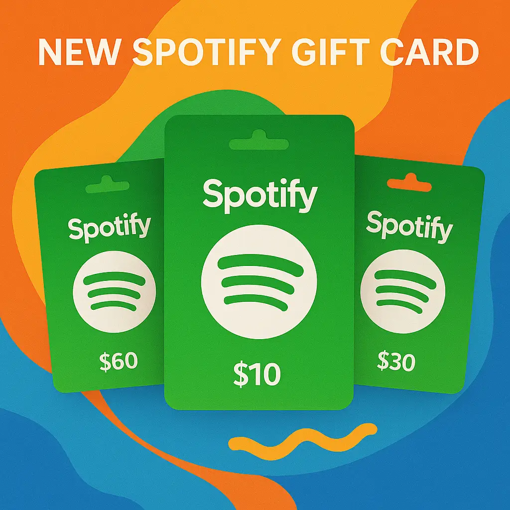 New Spotify gift cards